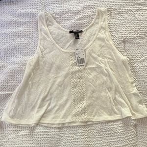 NWT Forever 21 flowy cropped tank